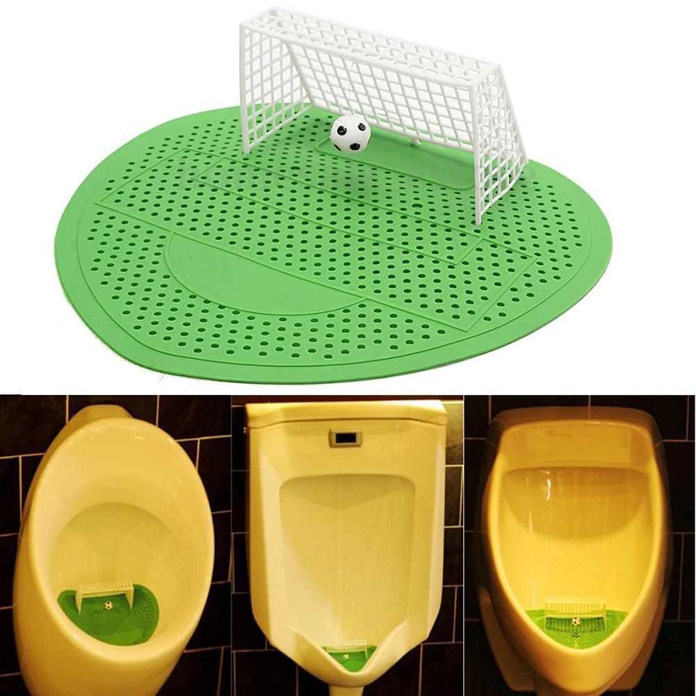 Home Bathroom With Urinal - Goal แผ่นรองปัสสาวะรูปฟุตบอลสำหรับโถฉี่ของผู้ชายอุปกรณ์ทำโถปัสสาวะแผ่นหนังอุปกรณ์ทำความสะอาดห้องน้ำที่ดับกลิ่นและมีกลิ่นหอม