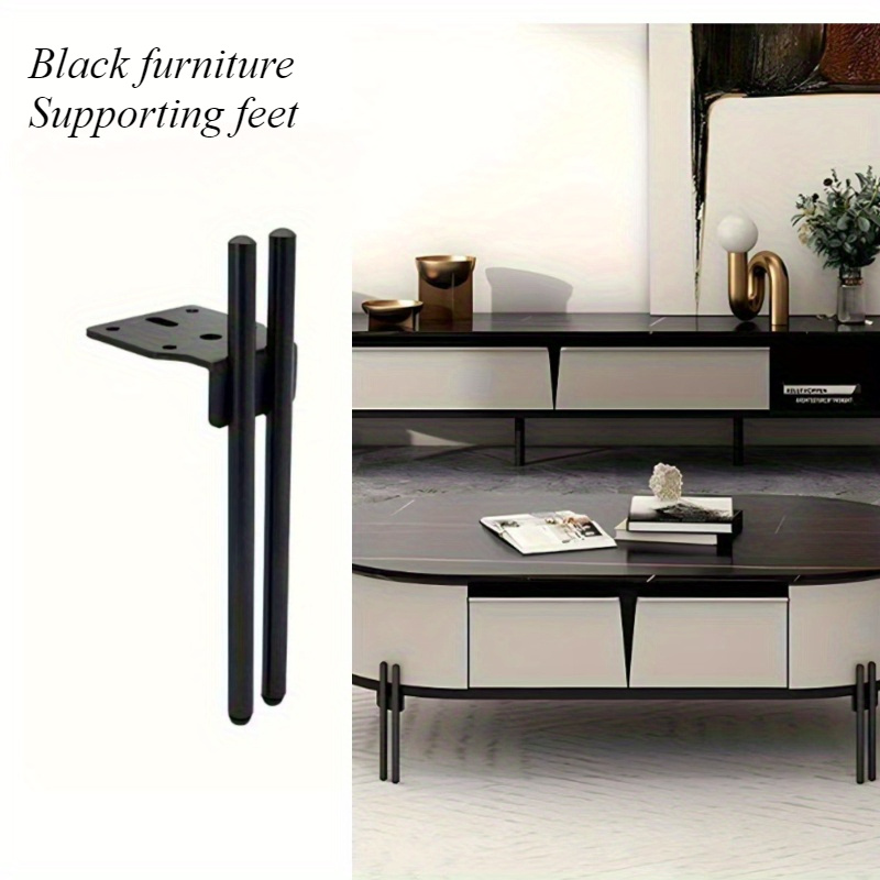 Home Hardware Bathroom Cabinets - ขาเฟอร์นิเจอร์โลหะปรับระดับได้ 4 ชิ้น ขนาด 15 ซม.
