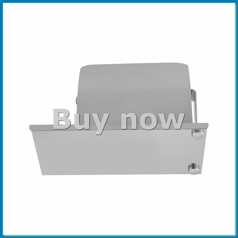 Toilet Paper Holder - ที่ใส่กระดาษชำระติดผนังสแตนเลสแบบโมเดิร์น พร้อมชั้นวางโทรศัพท์ ที่ใส่กระดาษม้วน อุปกรณ์ในห้องน้ำ รุ่น Bathroom-A51M