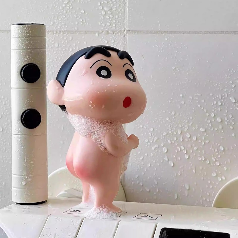 Home Goods Bathroom Accessories - ดินสอสีอาบน้ำชินจัง ของตกแต่งน่ารัก อุปกรณ์ตกแต่งอ่างล้างหน้าในห้องน้ำ ของตกแต่งบ้าน ระดับไฮเอนด์ ขนาดเล็กและมีเอกลักษณ์