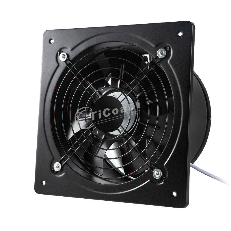 Home Bathroom Vent Fans - 8 นิ้ว 80W ไอเสียพัดลมความเร็วสูง Air Blower
