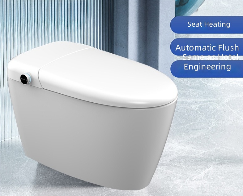 Home And Bathroom - ที่นั่งชักโครกอัจฉริยะพร้อมระบบทำความร้อน, ระบบชำระล้างอัตโนมัติ, ระบบชำระล้างเมื่อไฟฟ้าดับ, เหมาะสำหรับใช้ในบ้าน โรงแรม อพาร์ตเมนต์,