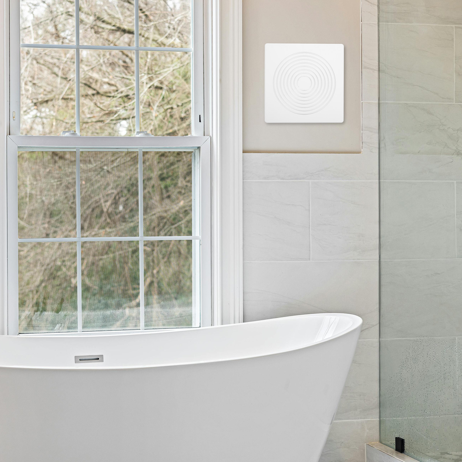 Home Bathroom Vent Fans - ฝาครอบพัดลมดูดอากาศในห้องน้ำ ตะแกรงเพดานทรงสี่เหลี่ยมพร้อมสปริง ถอดทำความสะอาดง่าย ทำงานเงียบ สำหรับบ้าน โรงแรม