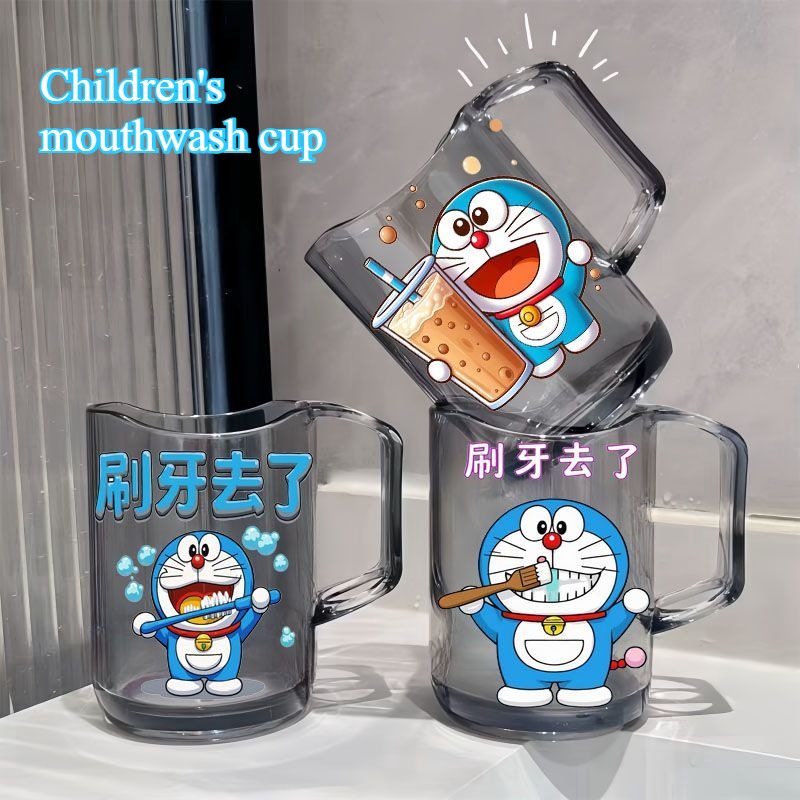 Japan Bathroom.Home - โดราเอมอน 2D ภาพเคลื่อนไหวอุปกรณ์ต่อพ่วงสร้างสรรค์การ์ตูนพิมพ์เด็กบ้านห้องน้ําพลาสติกมูลค่าสูงถ้วยห้องน้ํามัลติฟังก์ชั่น