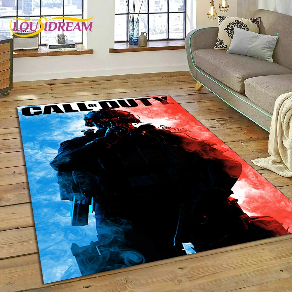 Home Bathroom Called - พรมลายเกม Call of Duty สำหรับตกแต่งห้องนอน ห้องนั่งเล่น