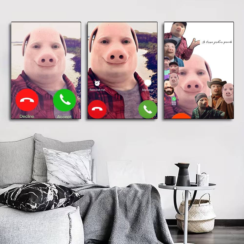 Home Bathroom Called - จอห์น ปอร์ค กำลังเรียกหาโปสเตอร์สำหรับการตกแต่งสไตล์โมเดิร์นในโฮมออฟฟิศ ห้องนอน ห้องนั่งเล่น ห้องครัว