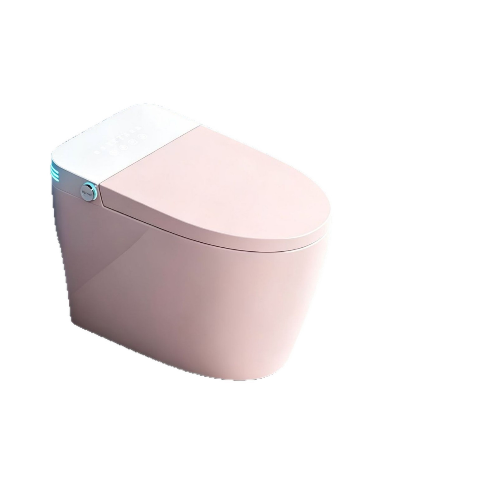 Home And Bathroom - สุขภัณฑ์อัจฉริยะ สีชมพู ออลอินวัน อัตโนมัติ ไม่มีข้อจำกัดแรงดันน้ำ ระบบชำระล้างแบบไซฟอน