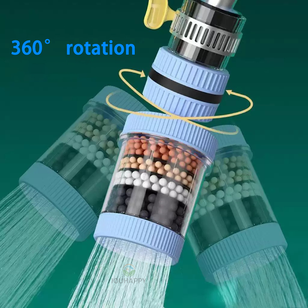 Home And Bathroom - 6 ชั้นก๊อกน้ํากรองน้ํา Universal ก๊อกน้ําแตะเครื่องฟอกอากาศ Splash-proof Water
