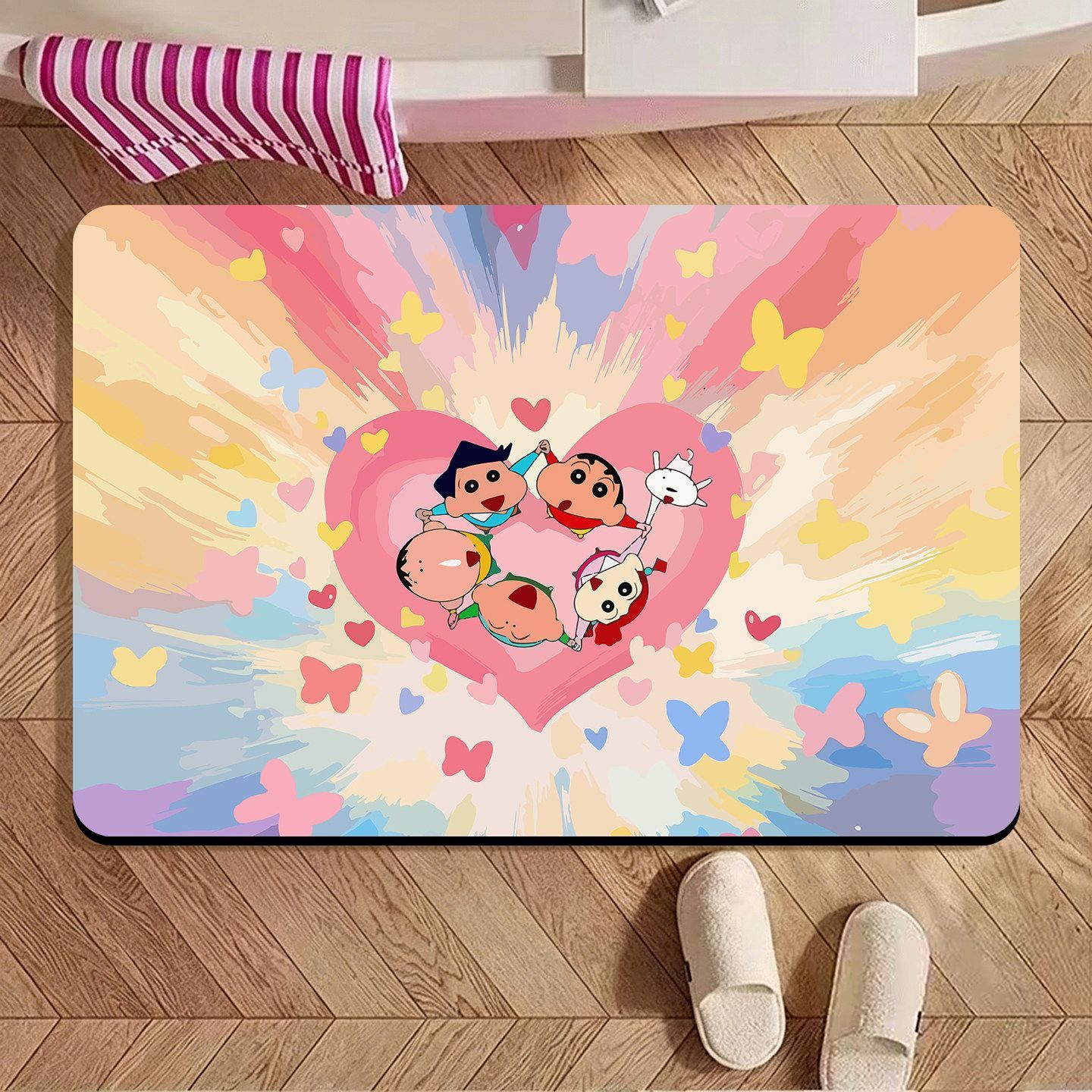 พรมเช็ดเท้าลายการ์ตูนเครยอนชิน - Home Bathroom Rugs บทวิจารณ์และราคา