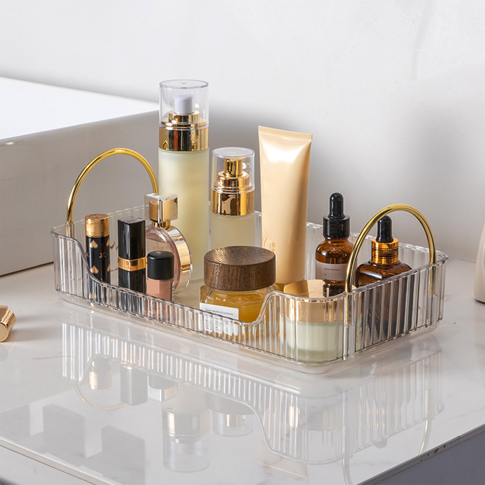 ชั้นวางของในห้องน้ำ อะคริลิคหร - Home Bathroom Essentials บทวิจารณ์และราคา