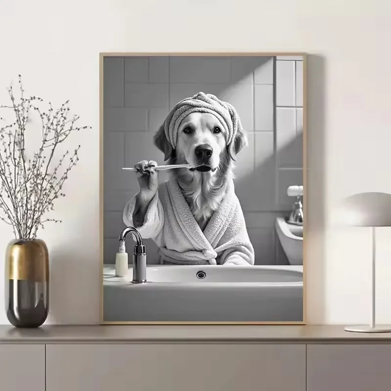 ห้องน้ำสัตว์กระดาษชำระภาพวาดผ้ - Home Bathroom Pictures บทวิจารณ์และราคา