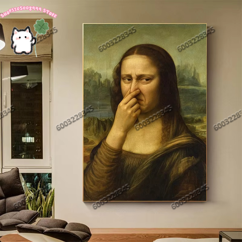 โปสเตอร์ภาพวาดตลก 1 ชิ้น ภาพวา - Home Bathroom Pictures บทวิจารณ์และราคา