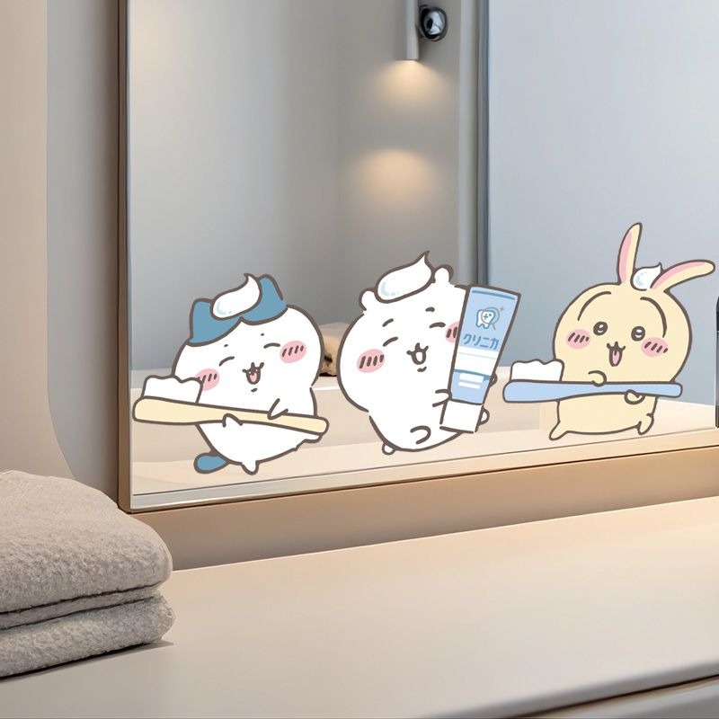 สติกเกอร์กระจกชิคาวะแบบร้อน ติ - Home Goods Bathroom Accessories บทวิจารณ์และราคา