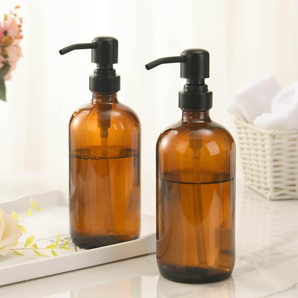 ขวดใส่สบู่แก้วสีเหลืองอำพันพร้ - Zara Home Bathroom Accessories บทวิจารณ์และราคา