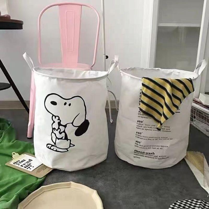 ตะกร้าผ้าฝ้ายลายสนูปปี้ ตะกร้า - Home Edit Bathroom Organizer บทวิจารณ์และราคา
