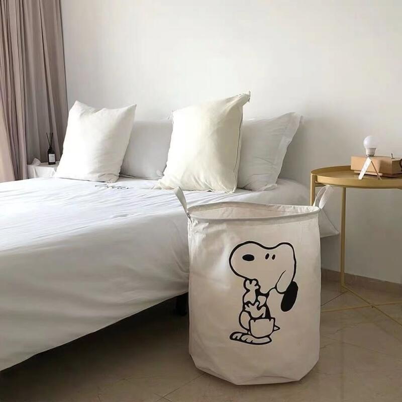 ตะกร้าผ้าฝ้ายลายสนูปปี้ ตะกร้า - Home Edit Bathroom Organizer บทวิจารณ์และราคา