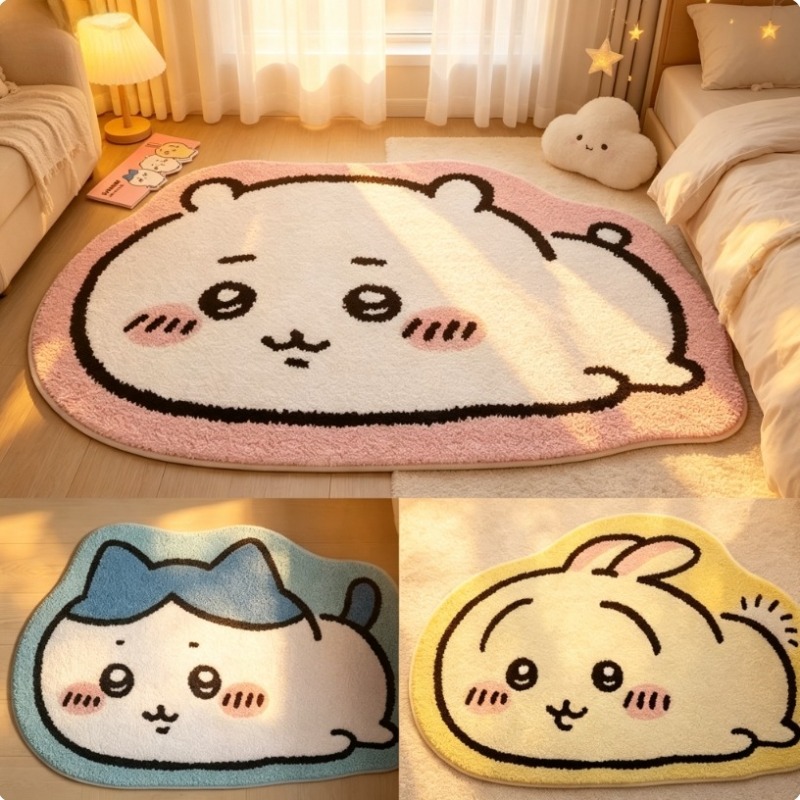 พรมการ์ตูนชิคคาวะสุดฮิต ลายฮะจ - Home Bathroom Rugs บทวิจารณ์และราคา