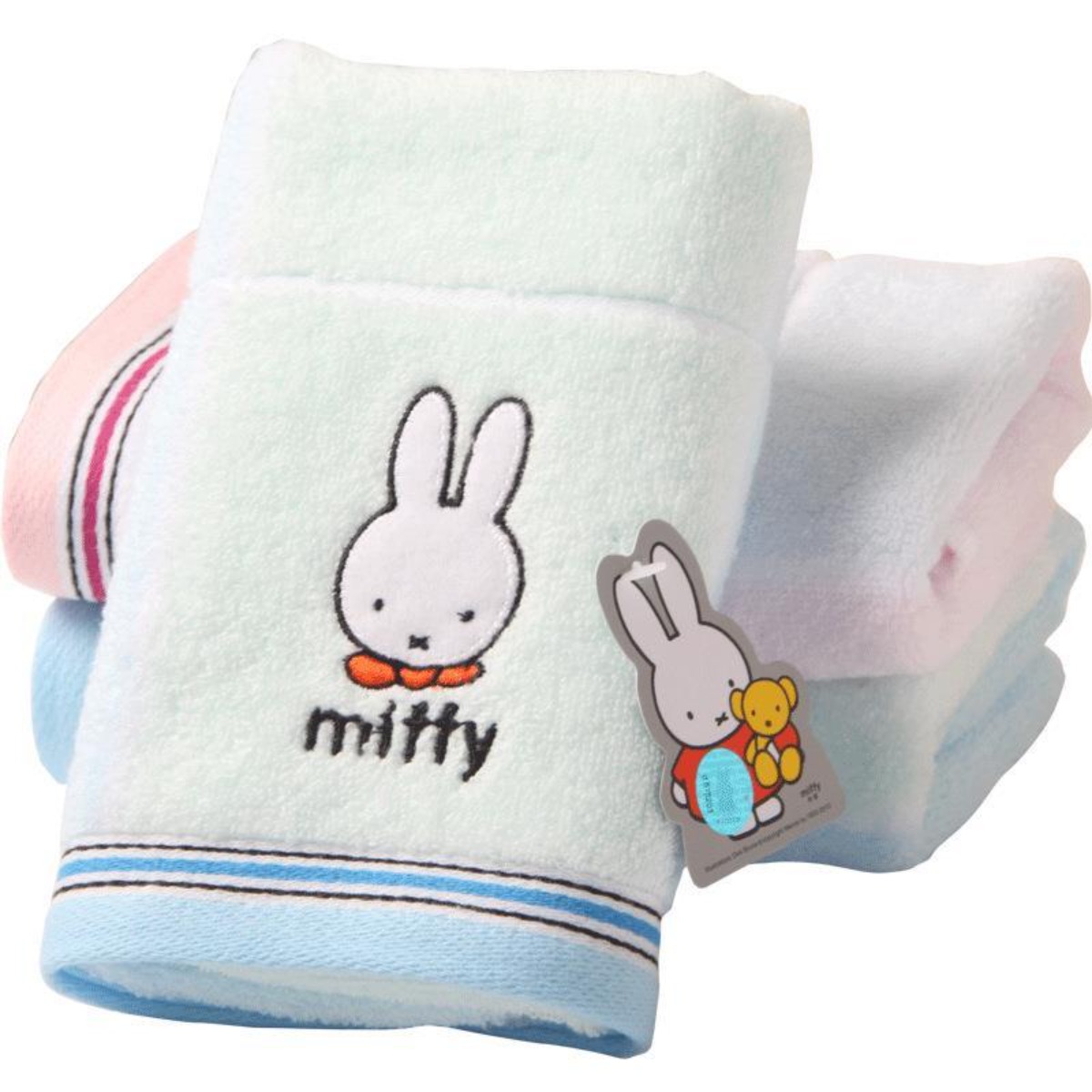 Miffy Rabbit ผ้าเช็ดตัวผ้าฝ้าย - Home Goods Bathroom Accessories บทวิจารณ์และราคา