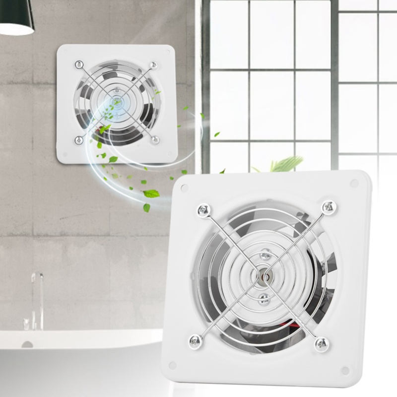 พัดลมดูดอากาศติดผนังเสียงเบา 2 - Home Bathroom Vent Fans บทวิจารณ์และราคา