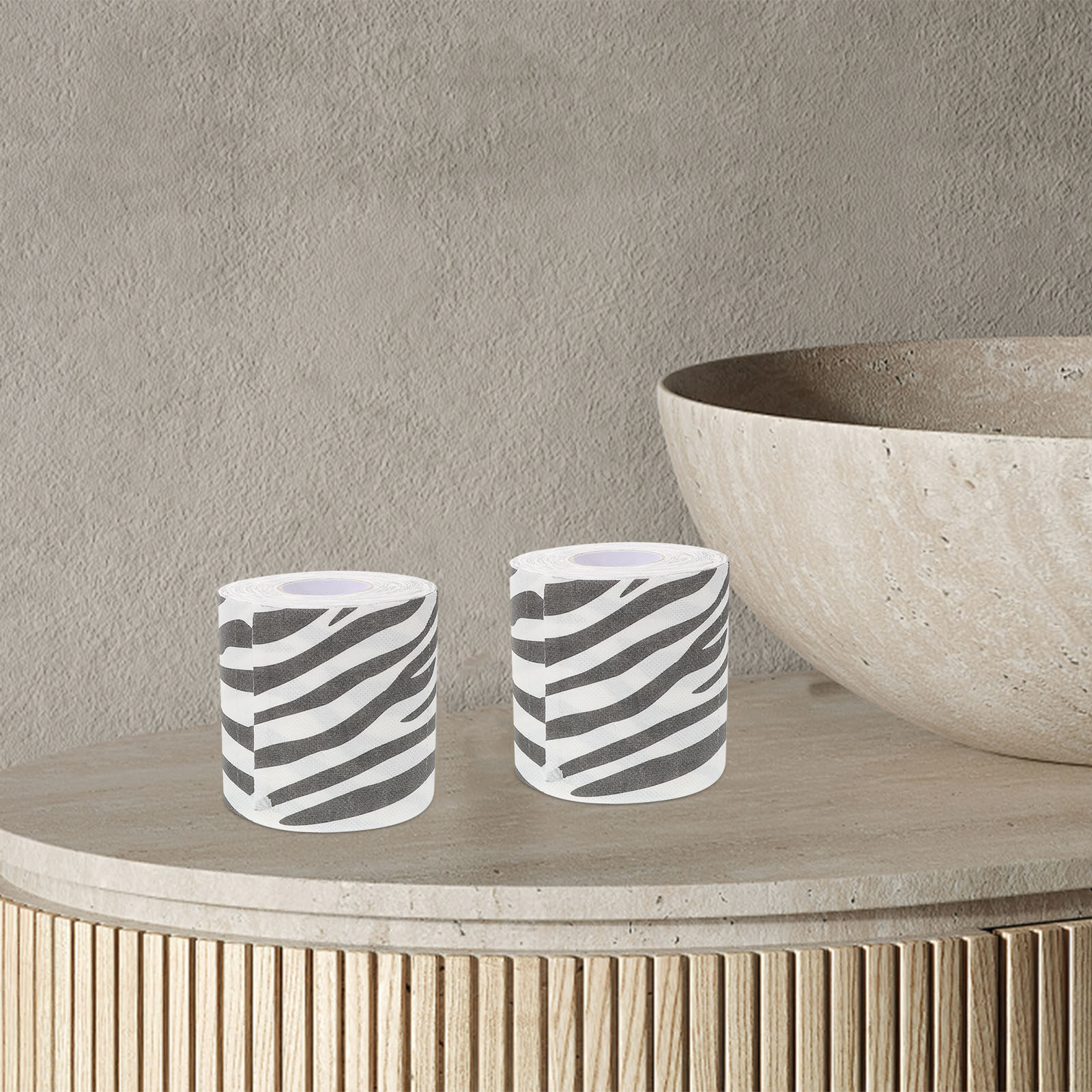 กระดาษชำระลายม้าลาย 2 ม้วน ดีไ - Home Bathroom Essentials บทวิจารณ์และราคา