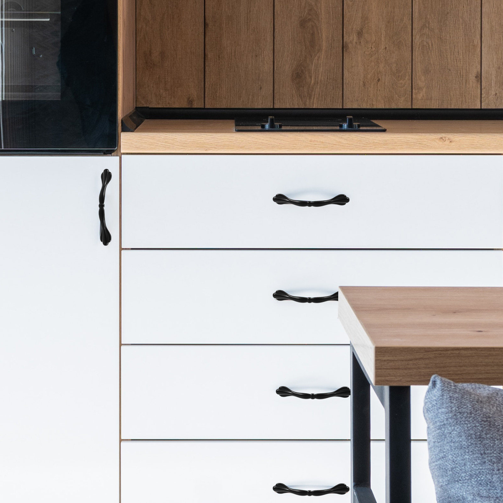 มือจับตู้ 2 ชิ้น ขนาด 96 มม. ด - Home Hardware Bathroom Cabinets บทวิจารณ์และราคา