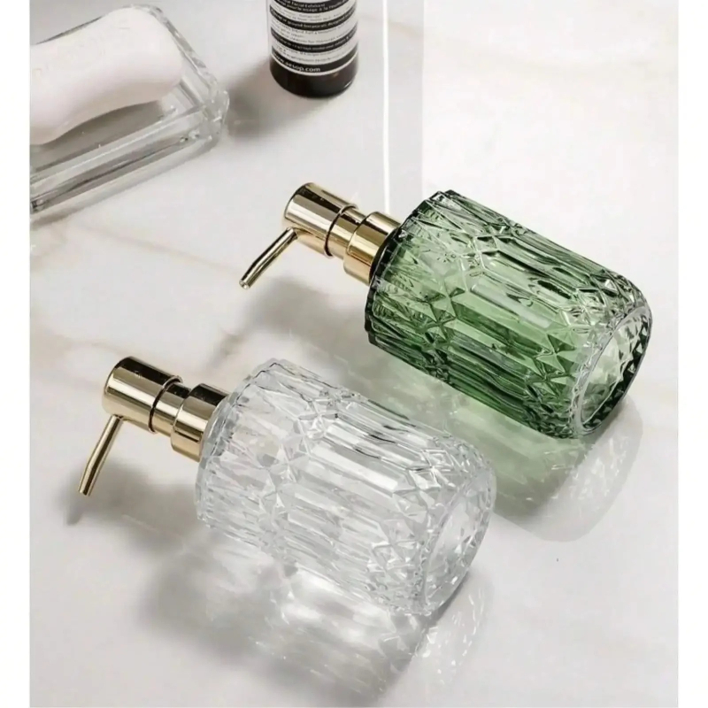 เครื่องจ่ายสบู่เหลวแบบแมนนวลขน - Home Bathroom Soap Dispenser บทวิจารณ์และราคา