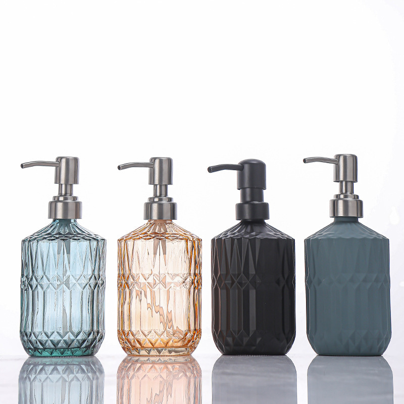 เครื่องจ่ายสบู่เหลวแบบแมนนวลขน - Home Bathroom Soap Dispenser บทวิจารณ์และราคา