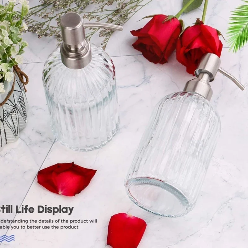 เครื่องจ่ายสบู่ห้องน้ํากระจกใส - Home Bathroom Soap Dispenser บทวิจารณ์และราคา