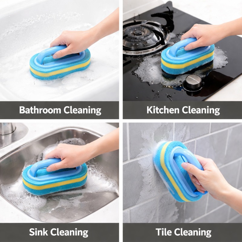 แปรงทำความสะอาดในครัวเรือนพร้อ - Home Goods Bathroom Accessories บทวิจารณ์และราคา