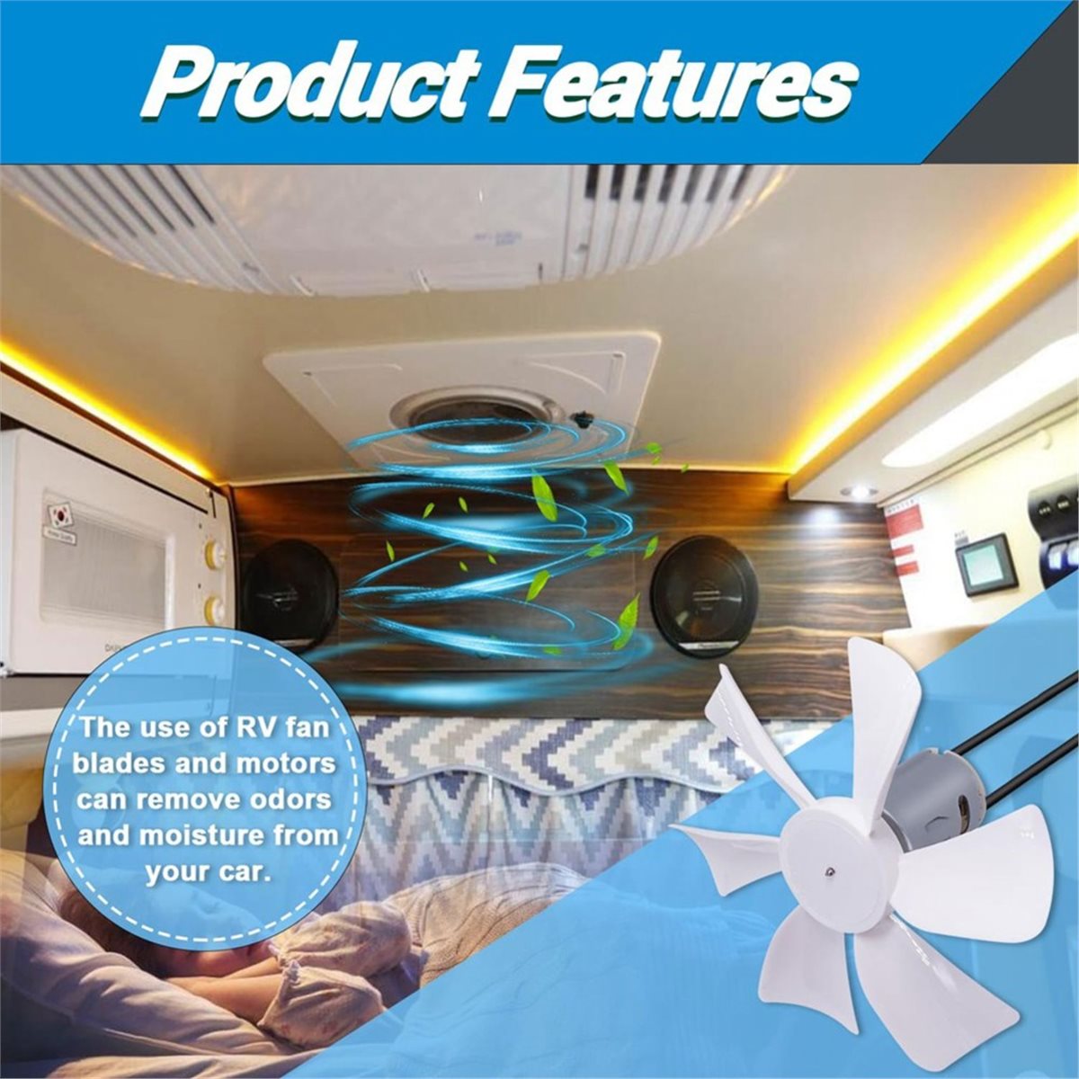 ใบพัดลมระบายอากาศ RV ขนาด 6 นิ - Home Bathroom Vent Fans บทวิจารณ์และราคา