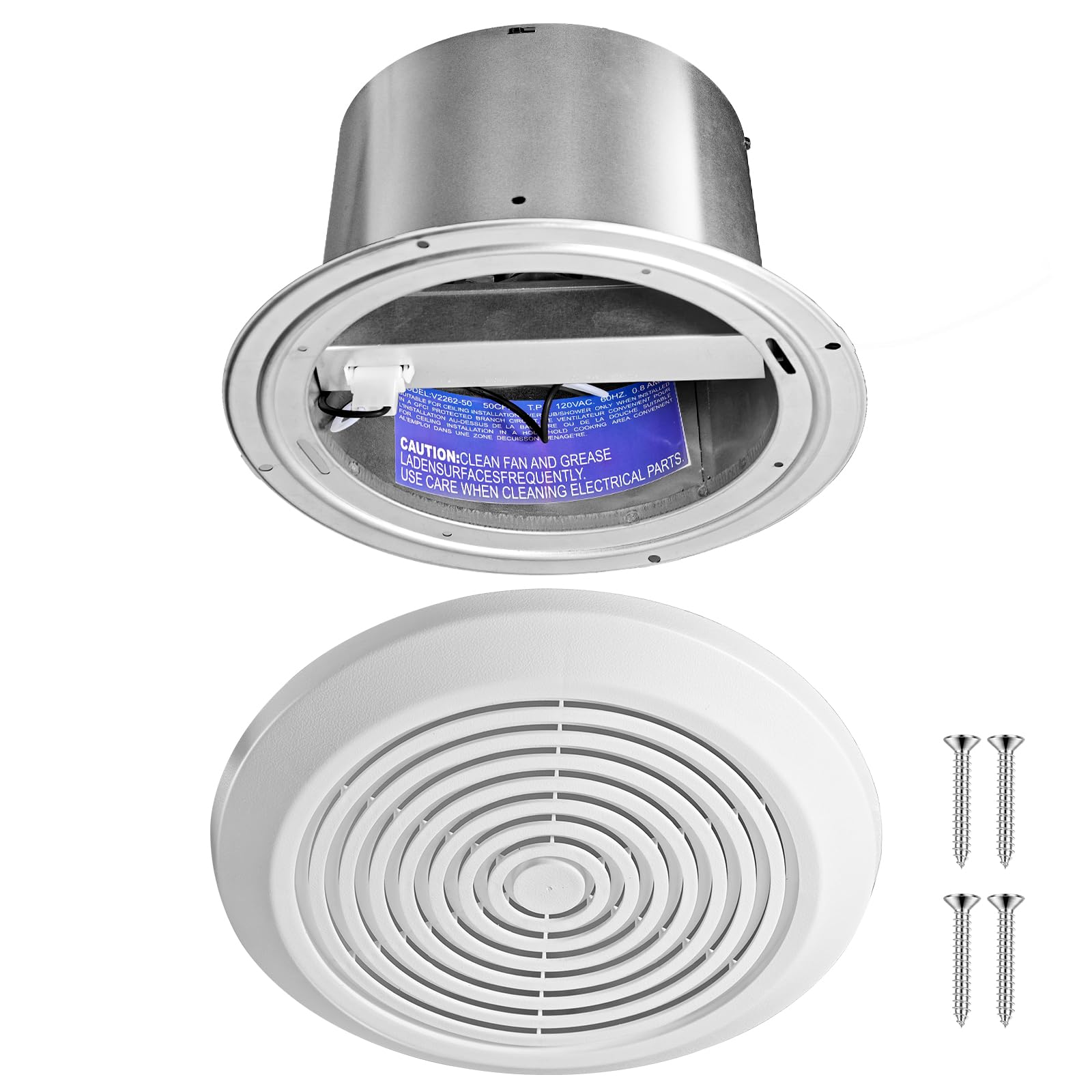 V2262-50 พัดลมดูดอากาศในห้องน้ - Home Bathroom Vent Fans บทวิจารณ์และราคา