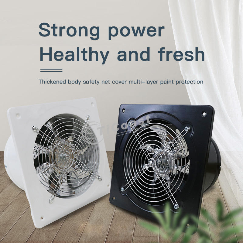 8 นิ้ว 80W ไอเสียพัดลมความเร็ว - Home Bathroom Vent Fans บทวิจารณ์และราคา