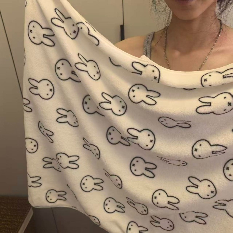 ผ้าขนหนูอาบน้ำลายการ์ตูนกระต่า - Home Goods Bathroom Accessories บทวิจารณ์และราคา