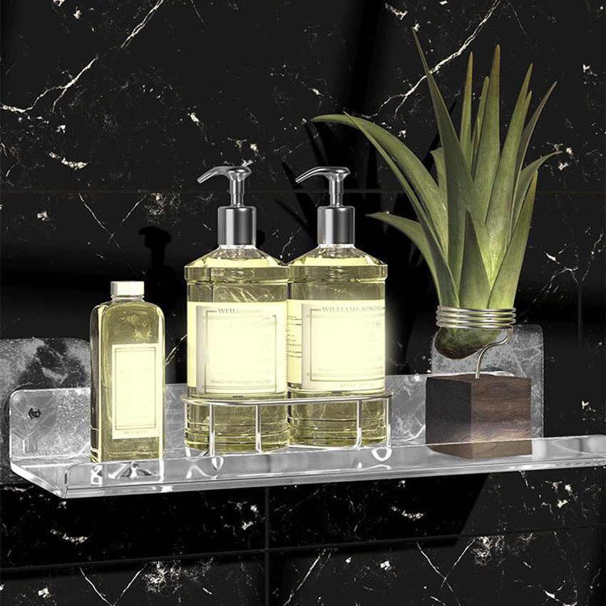 อะคริลิคใสชั้นวางของห้องนั่งเล - Zara Home Bathroom Accessories บทวิจารณ์และราคา
