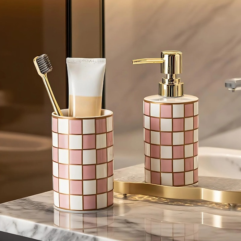 ขวดโลชั่นเซรามิกรูปทรงกระบอกหร - Zara Home Bathroom บทวิจารณ์และราคา