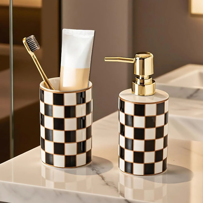 ขวดโลชั่นเซรามิกรูปทรงกระบอกหร - Zara Home Bathroom บทวิจารณ์และราคา