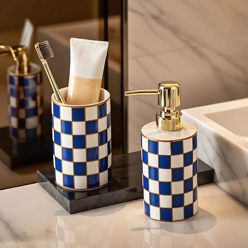ขวดโลชั่นเซรามิกรูปทรงกระบอกหร - Zara Home Bathroom บทวิจารณ์และราคา