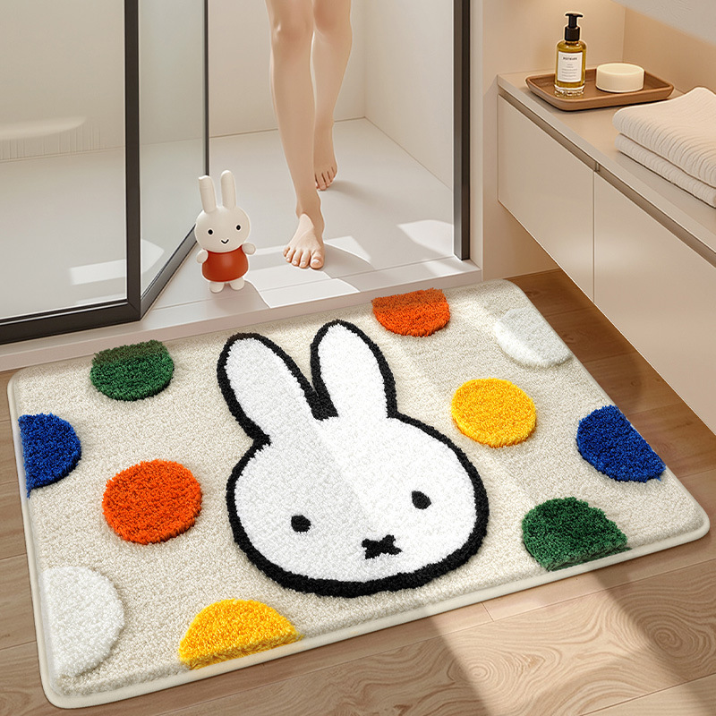 แผ่นรองพื้นลายการ์ตูนมิฟฟี่ น่ - Home Goods Bathroom Accessories บทวิจารณ์และราคา