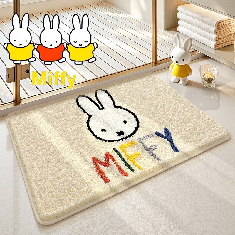 แผ่นรองพื้นลายการ์ตูนมิฟฟี่ น่ - Home Goods Bathroom Accessories บทวิจารณ์และราคา