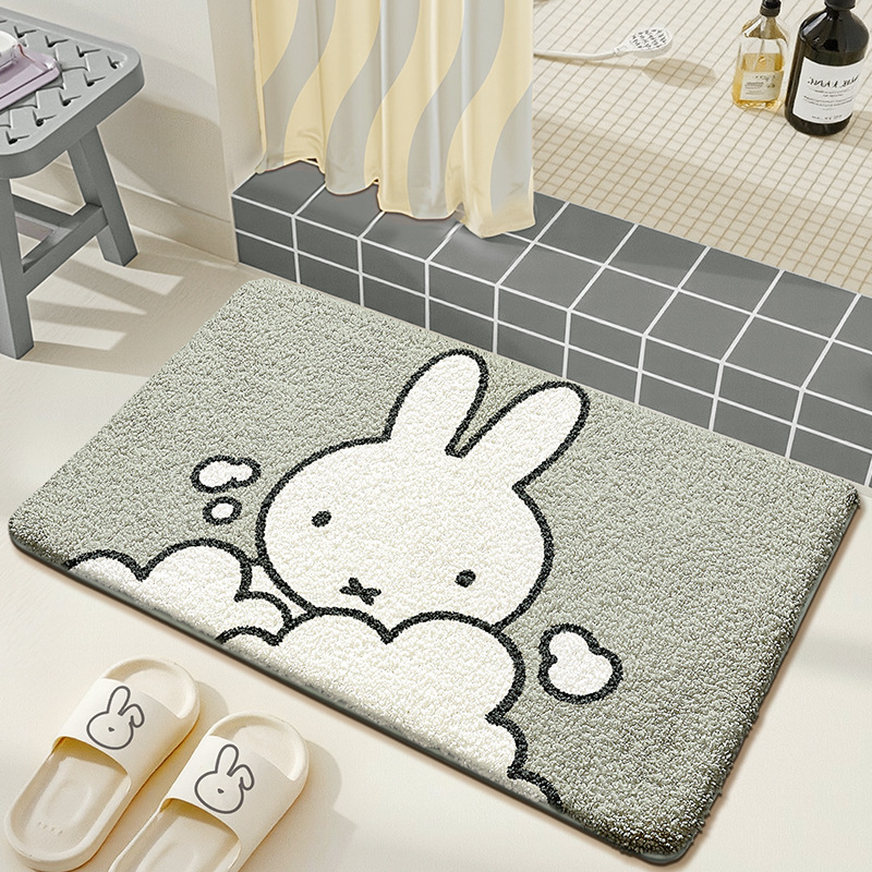 แผ่นรองพื้นลายการ์ตูนมิฟฟี่ น่ - Home Goods Bathroom Accessories บทวิจารณ์และราคา