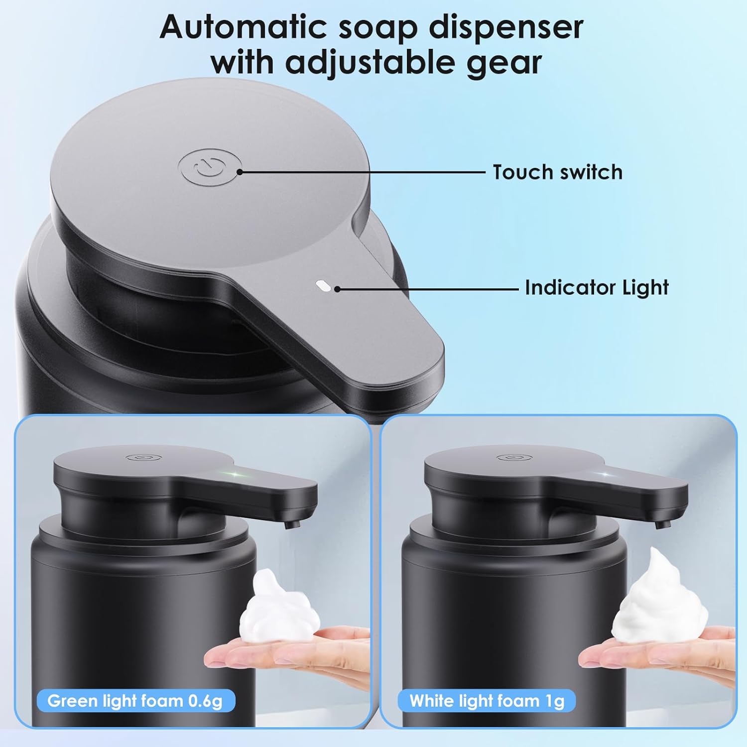 LAOPAO ชุดเครื่องจ่ายสบู่โฟม I - Home Bathroom Soap Dispenser บทวิจารณ์และราคา