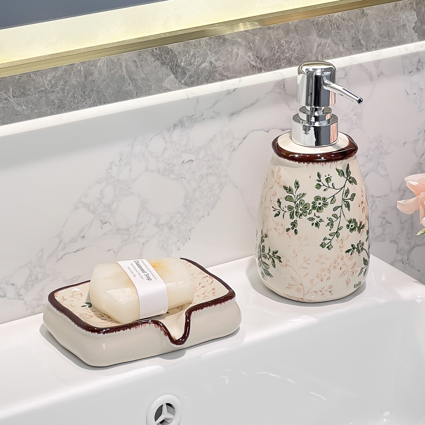 เครื่องจ่ายสบู่เซรามิก โมเดิร์ - Zara Home Bathroom บทวิจารณ์และราคา