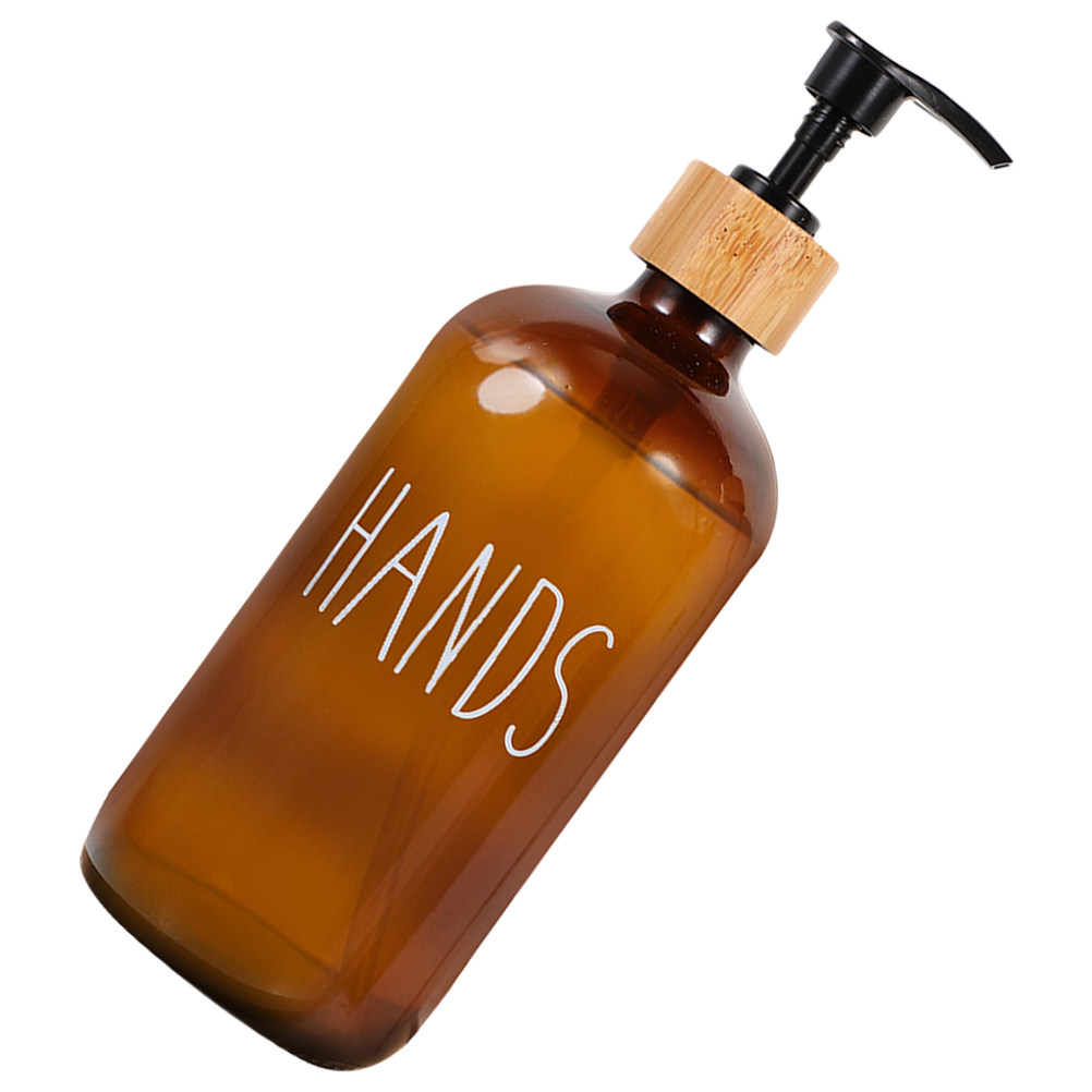 ขวดแก้วแบบเติมได้ขนาด 500 มล.  - Home Bathroom Soap Dispenser บทวิจารณ์และราคา