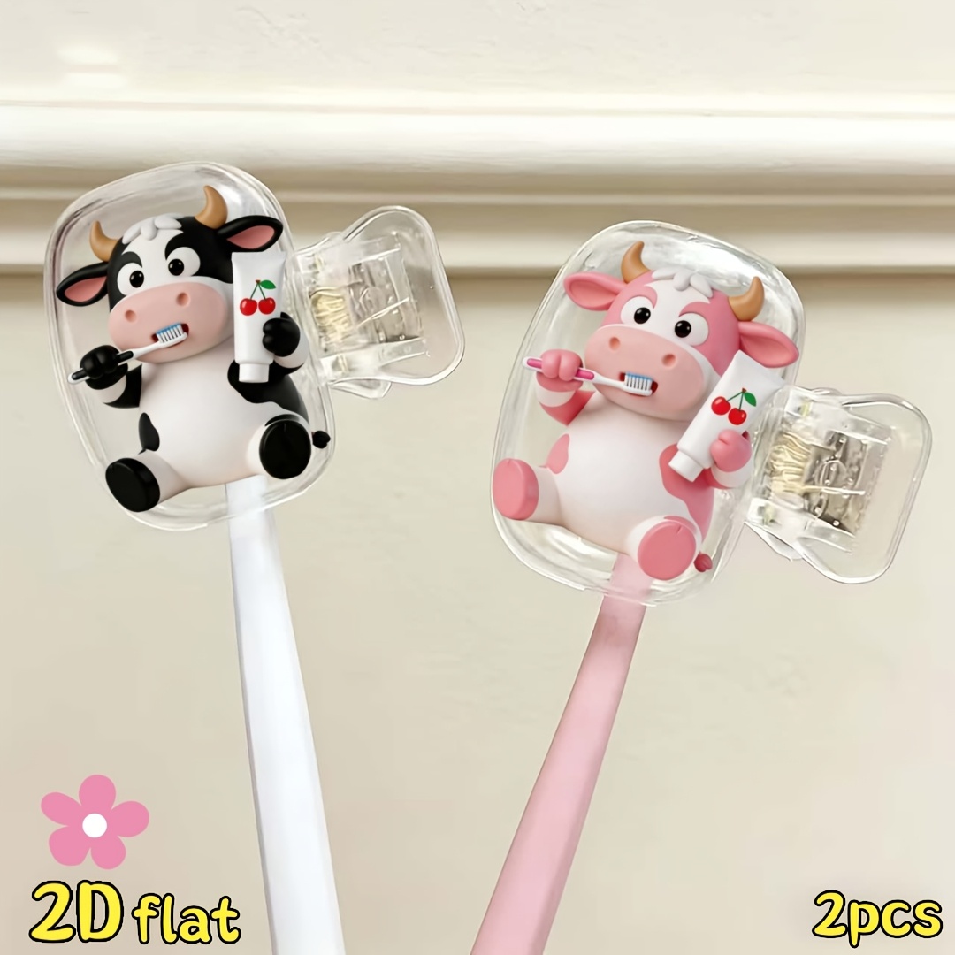 ที่ใส่แปรงสีฟันรูปวัว 2 ชิ้น ส - Home Bathroom Essentials บทวิจารณ์และราคา