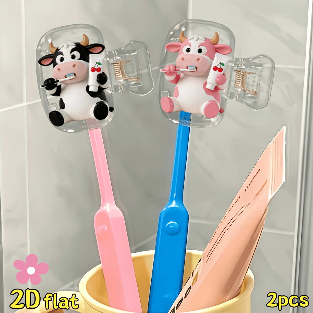ที่ใส่แปรงสีฟันรูปวัว 2 ชิ้น ส - Home Bathroom Essentials บทวิจารณ์และราคา