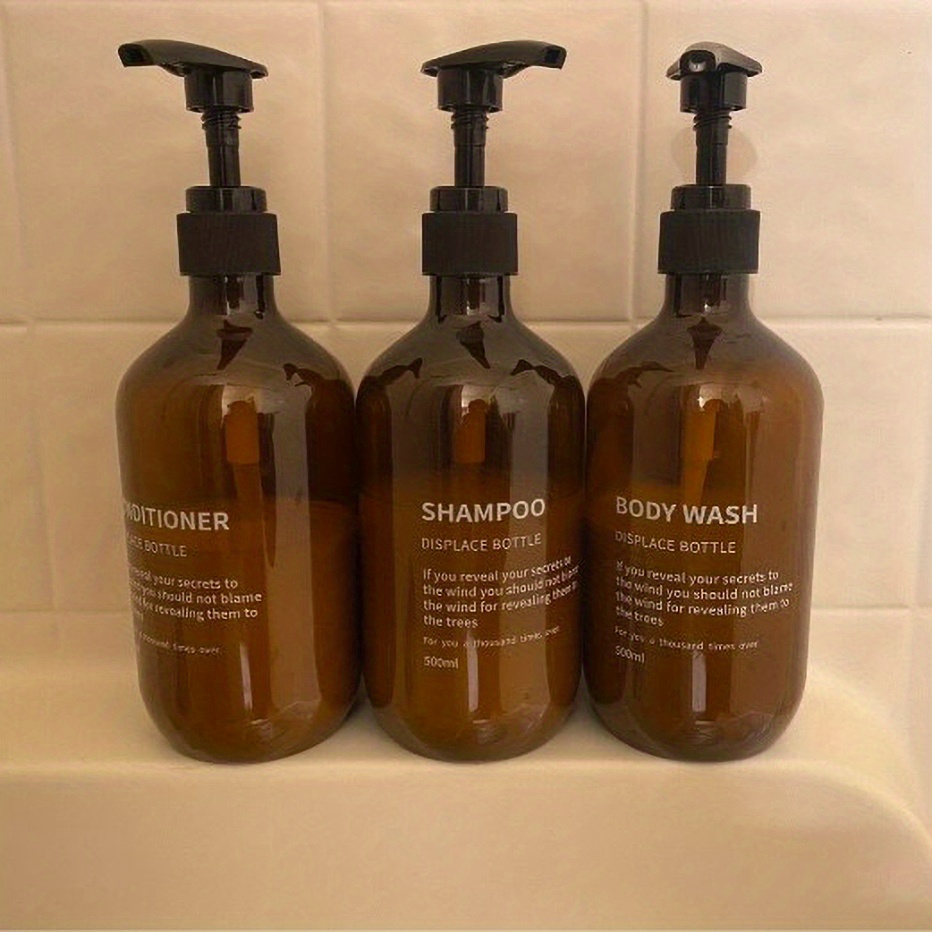 3 ชิ้นกันน้ําแชมพูครีมนวดผมชุด - Zara Home Bathroom Accessories บทวิจารณ์และราคา