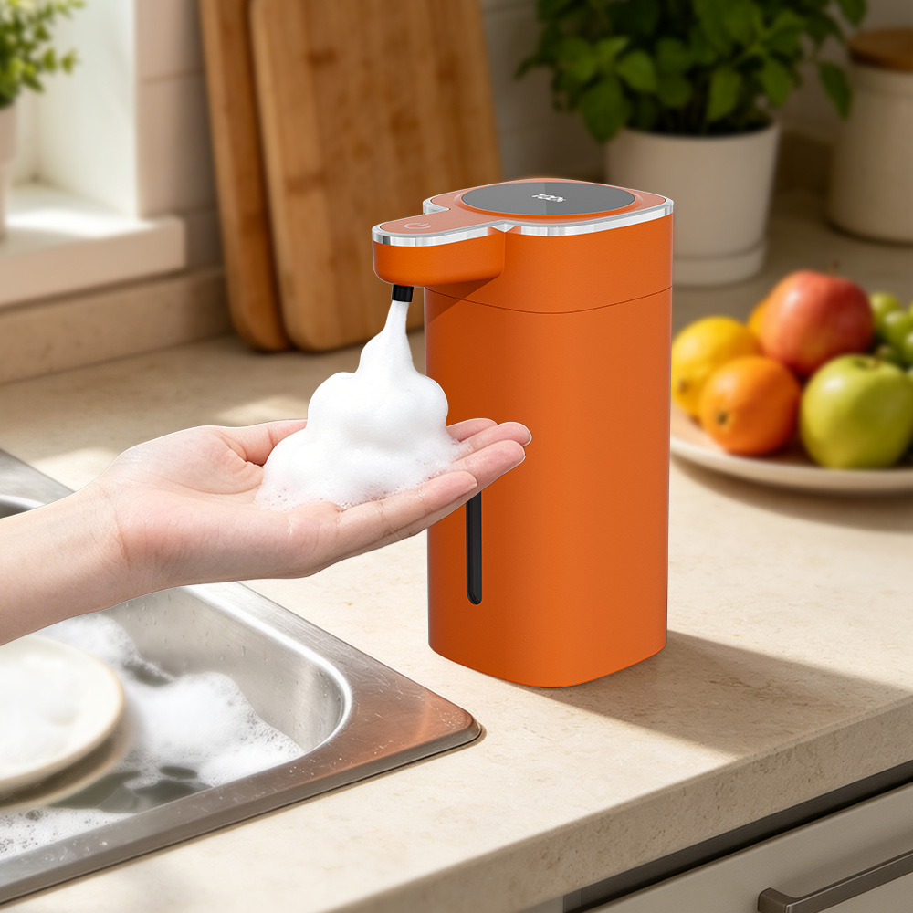 เครื่องจ่ายสบู่โฟมอัตโนมัติแบบ - Home Bathroom Soap Dispenser บทวิจารณ์และราคา