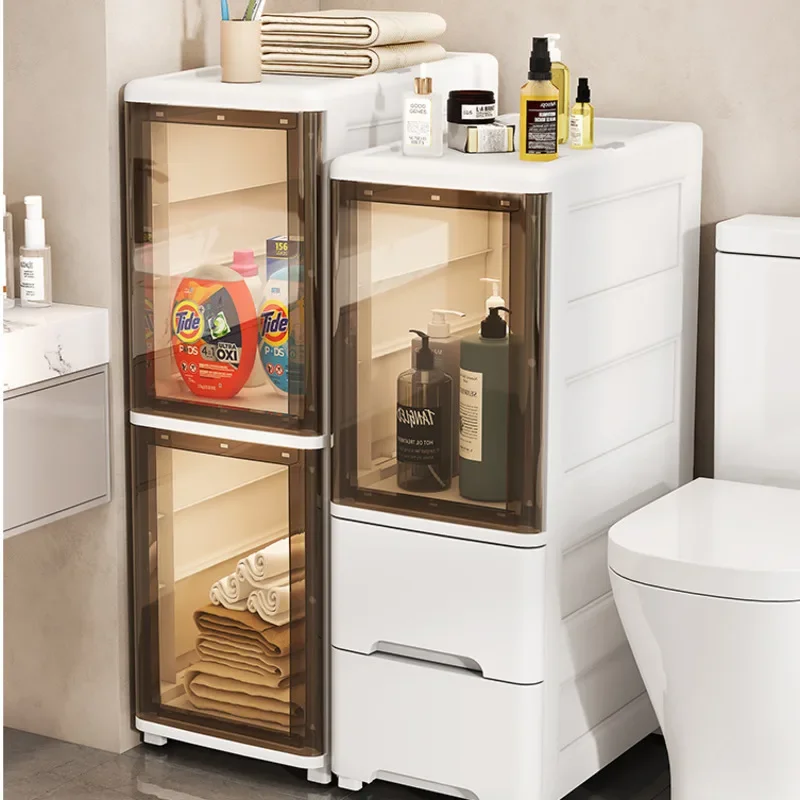ตู้เก็บของพลาสติกแบบบางสำหรับห - Japan Bathroom.Home บทวิจารณ์และราคา