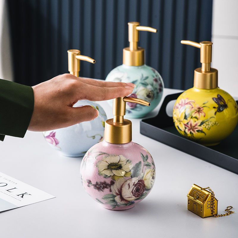 300ml เซรามิค Sub-ขวดสีดอกไม้แ - Zara Home Bathroom บทวิจารณ์และราคา