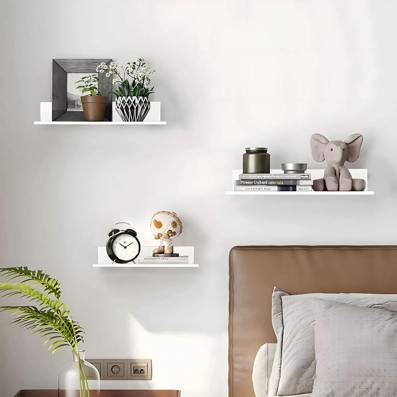 ชั้นวางของติดผนังโลหะแบบลอย สำ - Home Bathroom Essentials บทวิจารณ์และราคา